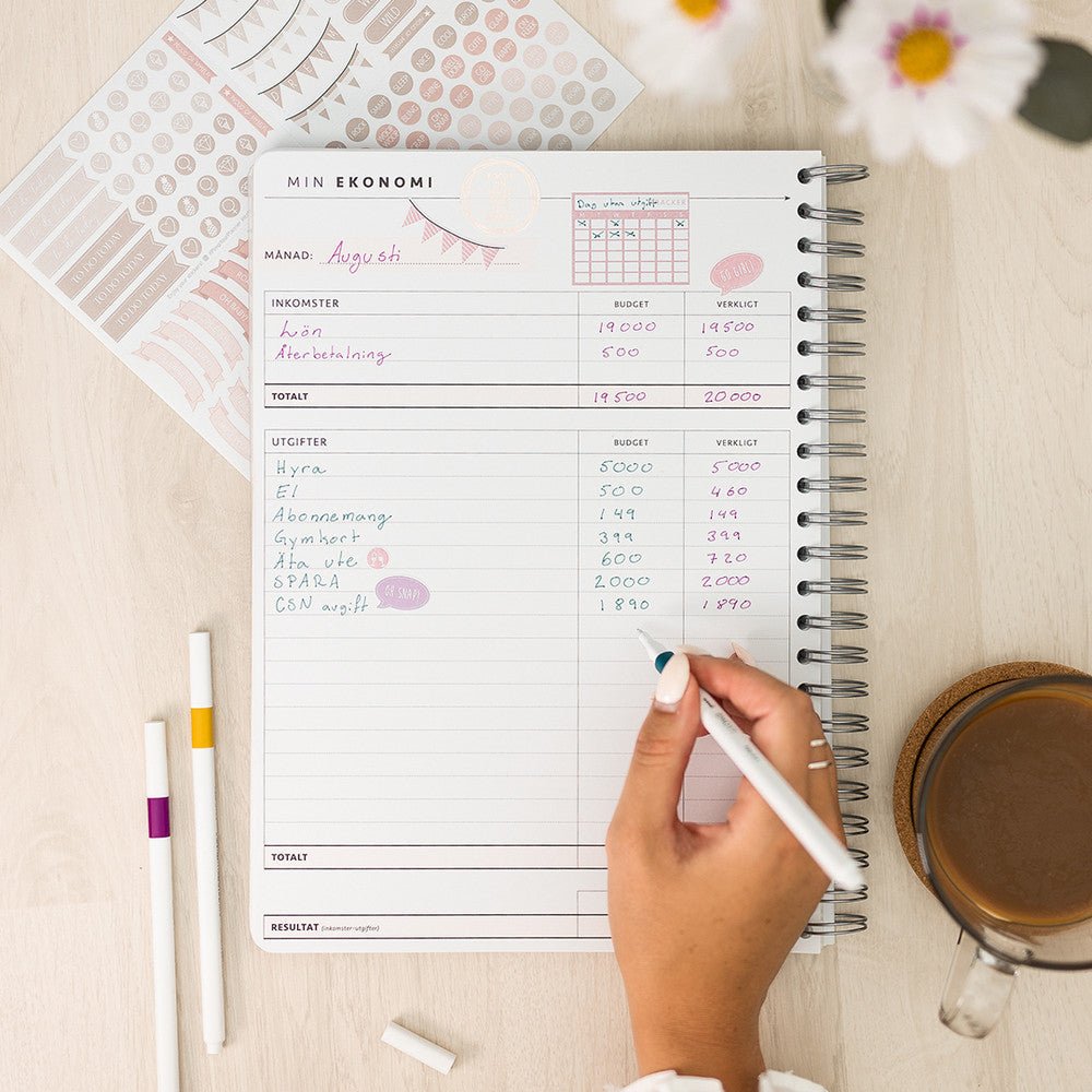 Koll på ekonomin: gratis budgetmall - Personal Planner
