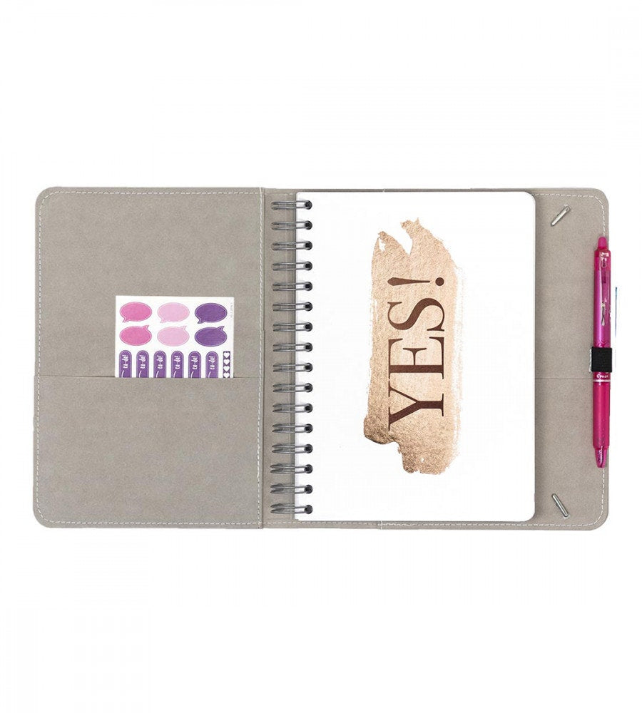 fodral almanacksfodral amazing case a5 - grå (pappersfodral) grå