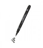 penna penselpenna uni pin brush - svart (uni-pin-fine-line) black
