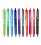 paket kulspetspenna pilot frixion clicker 0.7 - 10-pack (pennor) multicolor