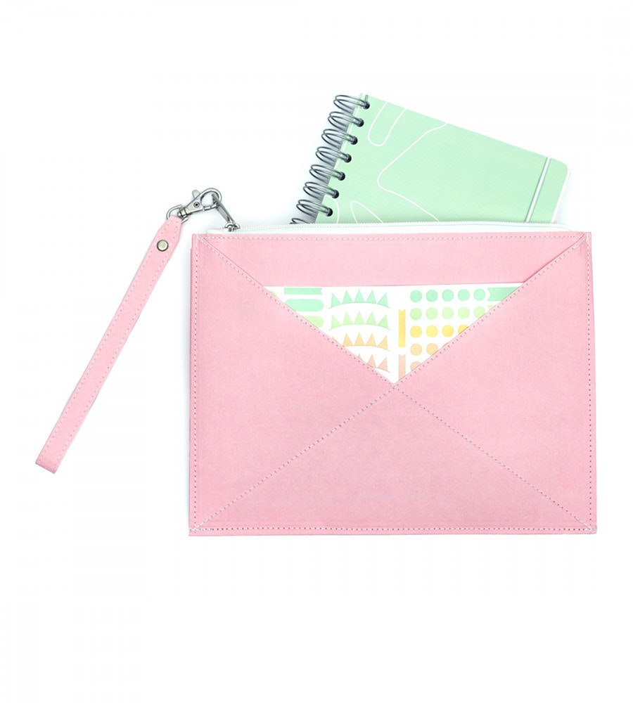 clutch clutchväska amazing planner clutch - rosa (pappersfodral) rosa