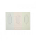 magnetbokmarken magnetbokmärken tiny friends 3 pack - blå/grön (bokmarken) blå/grön