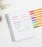 pennor fineliners stabilo point 88 trend 8-pack (trend) flerfärgade