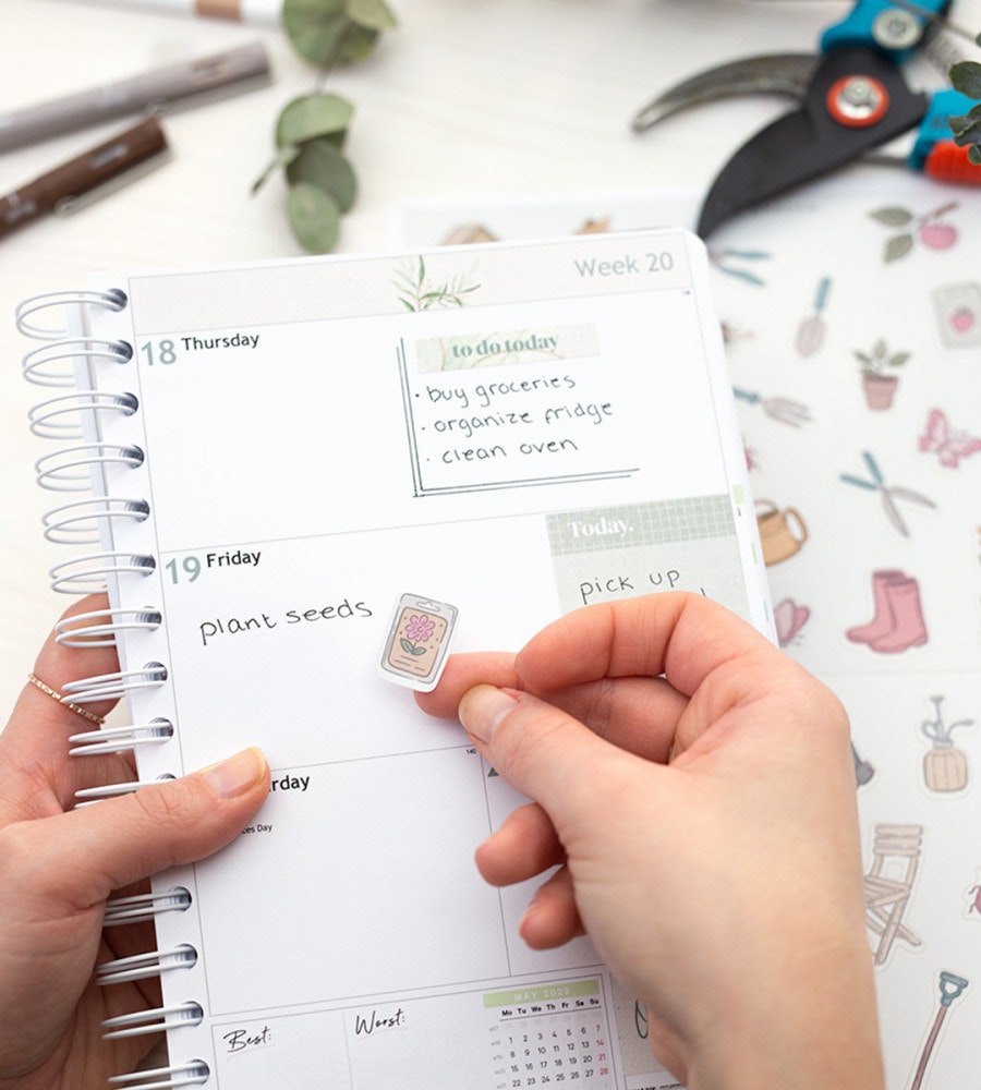 klistermarke klistermärken my garden (other-shapes) flerfärgad