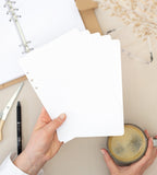 snap-in refill-sidor punkt-rutor 12-pack till systemkalender - storlek a5 (systemkalender)