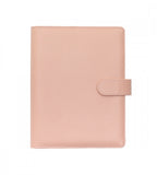 fodral ringpärm till systemkalender - storlek a5 - rosa (a5) rosa