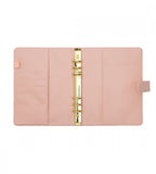 fodral ringpärm till systemkalender - storlek a5 - rosa (a5) rosa