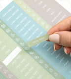 klistermarke personliga klistermärken - text & symboler (other-shapes)