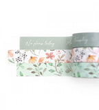 washitejp washitejp wildflowers 3-pack - grön (3-pack) grön
