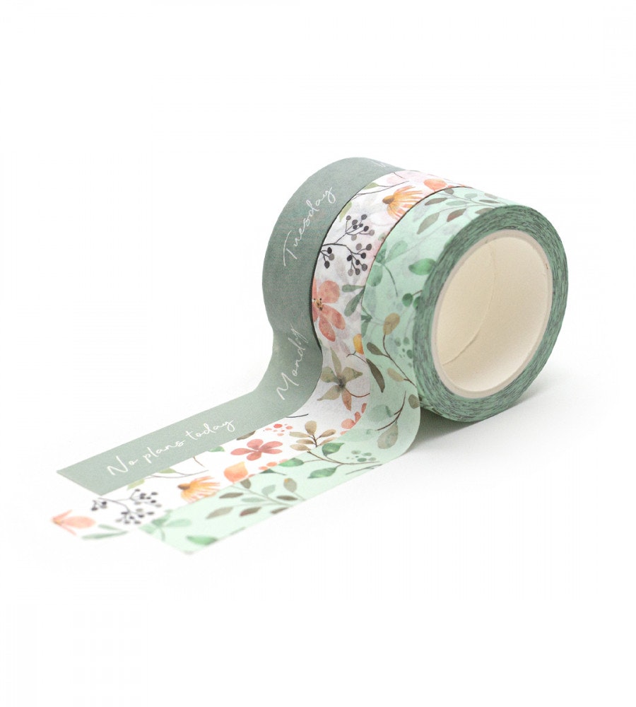 Washi Tape - Washi Tape 3er Set - Grün