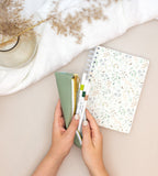 pencil-case pennfodral litet med gummiband - grön (forvara) grön