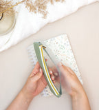 pencil-case pennfodral litet med gummiband - grön (forvara) grön