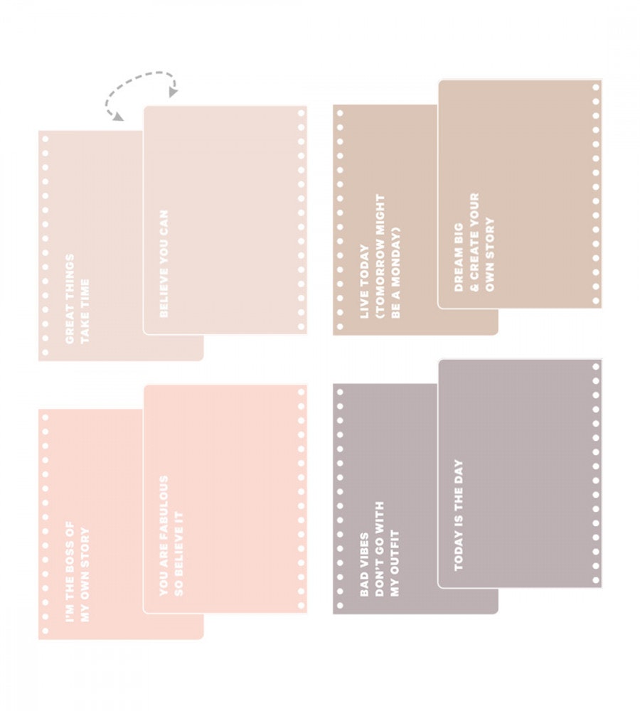 snap-in utbytbara snap in-omslag dusty blush till almanacka - storlek a5 (almanacka) flerfärgad, rosa