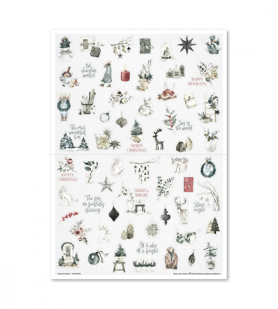 klistermarke klistermärken christmas mood (other-shapes) flerfärgad