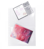 plastficka plastficka till almanacka - storlek a4 - 2 fack (a4) transparent