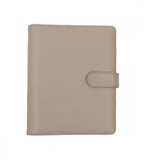 fodral ringpärm till systemkalender - storlek a5 - grå/beige (a5) grå/beige