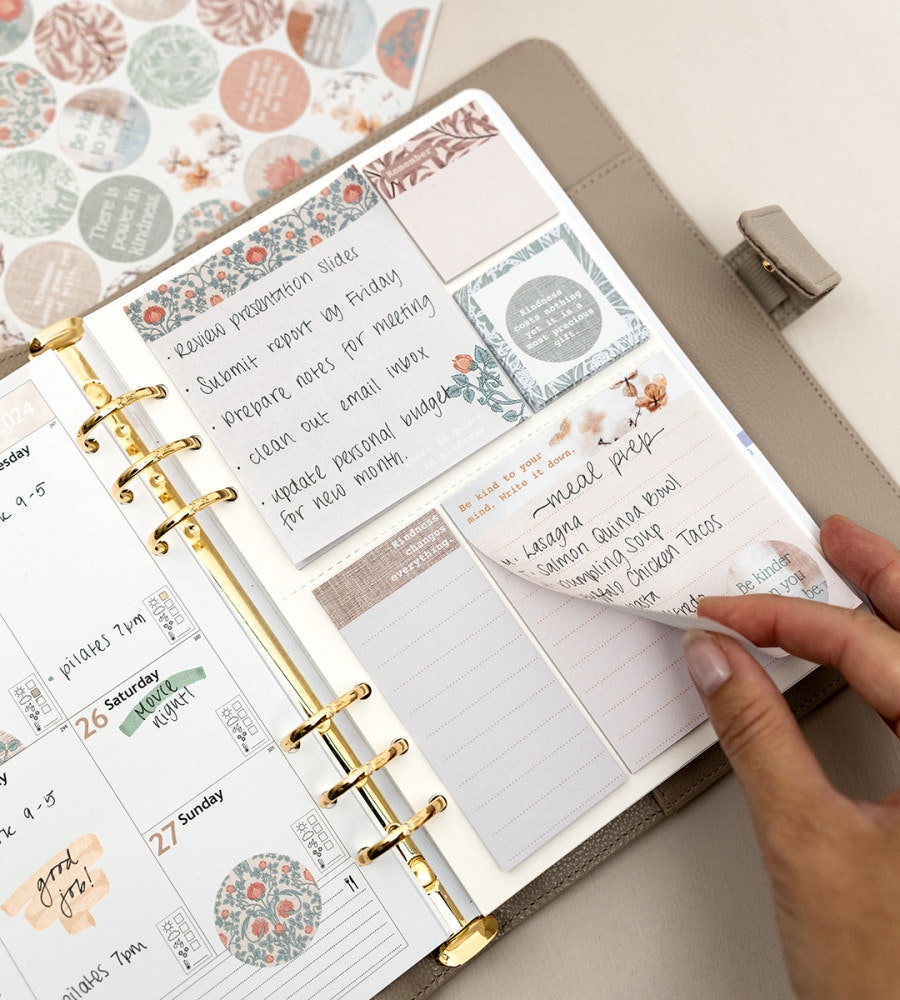 sticky-notes sticky notes kind to your mind till systemkalender - storlek a5 (systemkalender)
