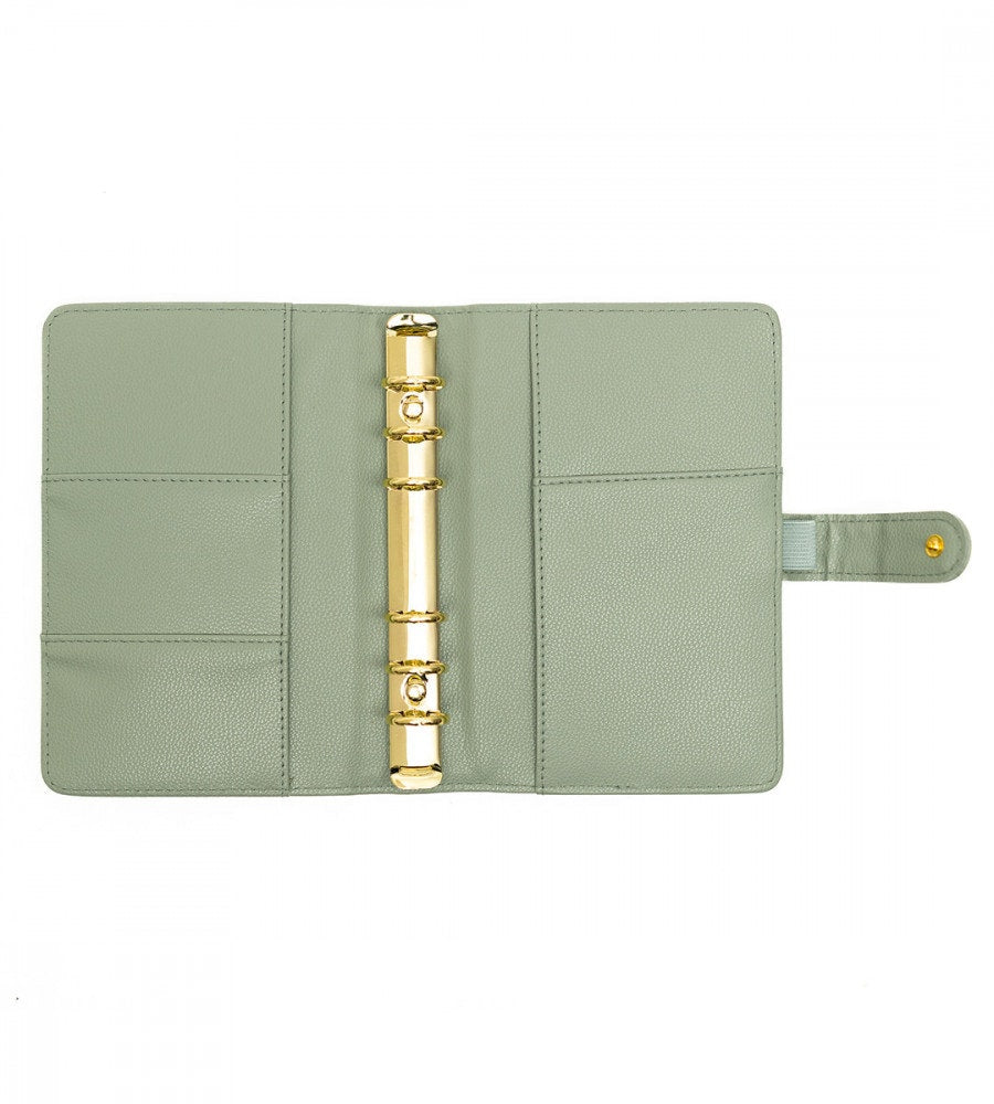 fodral ringpärm till systemkalender - storlek personal - grön (personal) grön