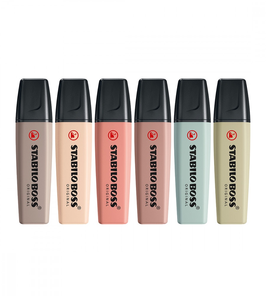 penna Överstrykningspennor stabilo boss original nature colors 6-pack (stabilo) flerfärgad