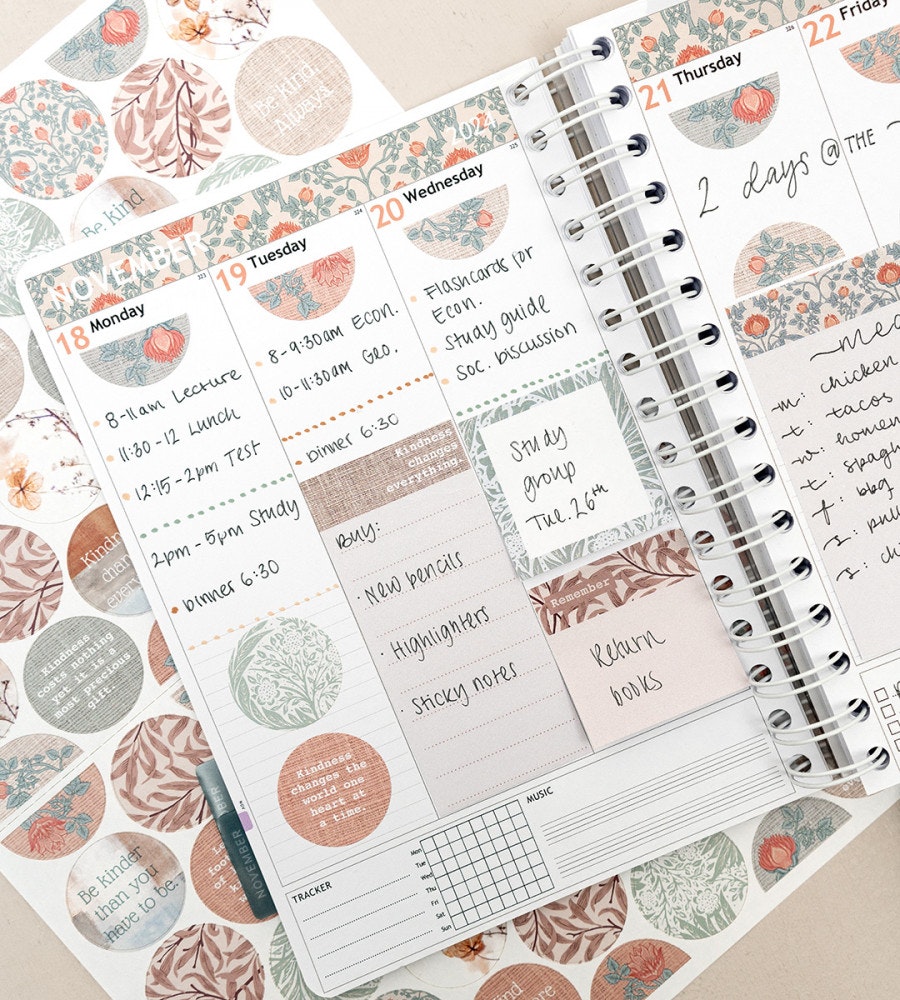 klistermarke klistermärken kind to your mind (rounds) (rounds) multifärg