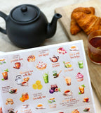 klistermarke klistermärken afternoon tea (other-shapes) beige
