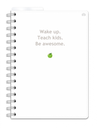 a5 personlig lärarkalender - storlek a5 - spiralbunden (almanacka)