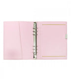 fodral ringpärm filofax domino soft a5 organiser - pale pink (a5) pale pink