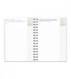 a5 personlig selfcarebok - storlek a5 - spiralbunden (anteckningsbok)