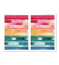 klistermarke klistermärken watercolor blocks (headers) (headers) multifärg