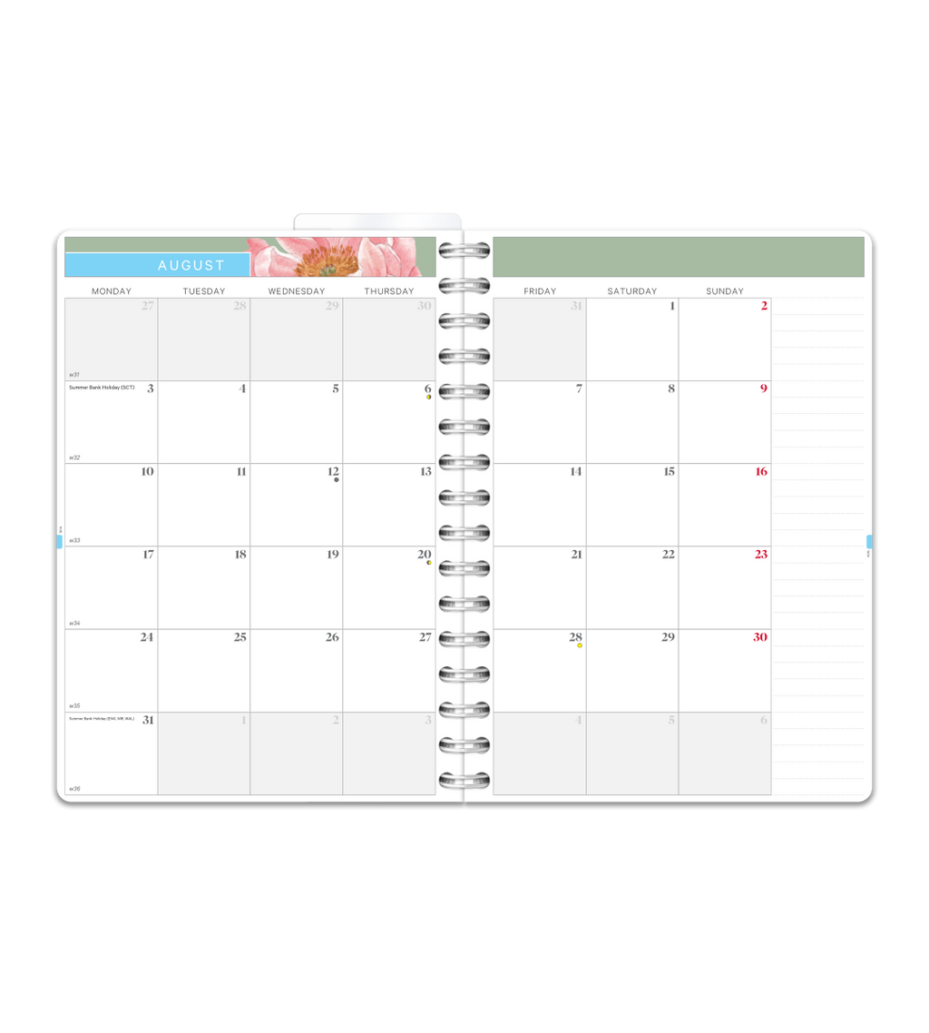 Spiralbindung A5 - Lehrerkalender