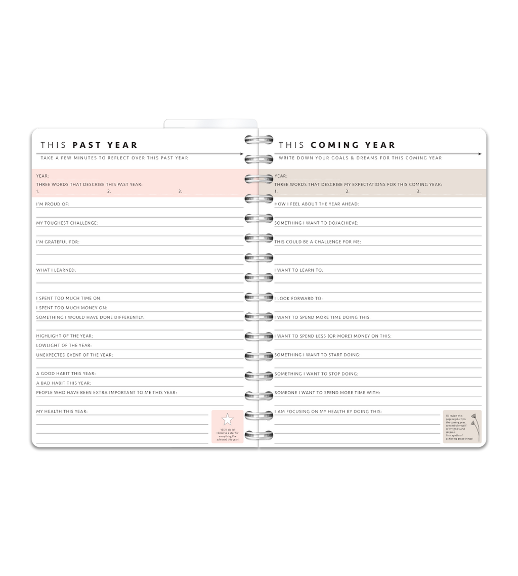 Spiralbindun A5 - Selfcare Journal