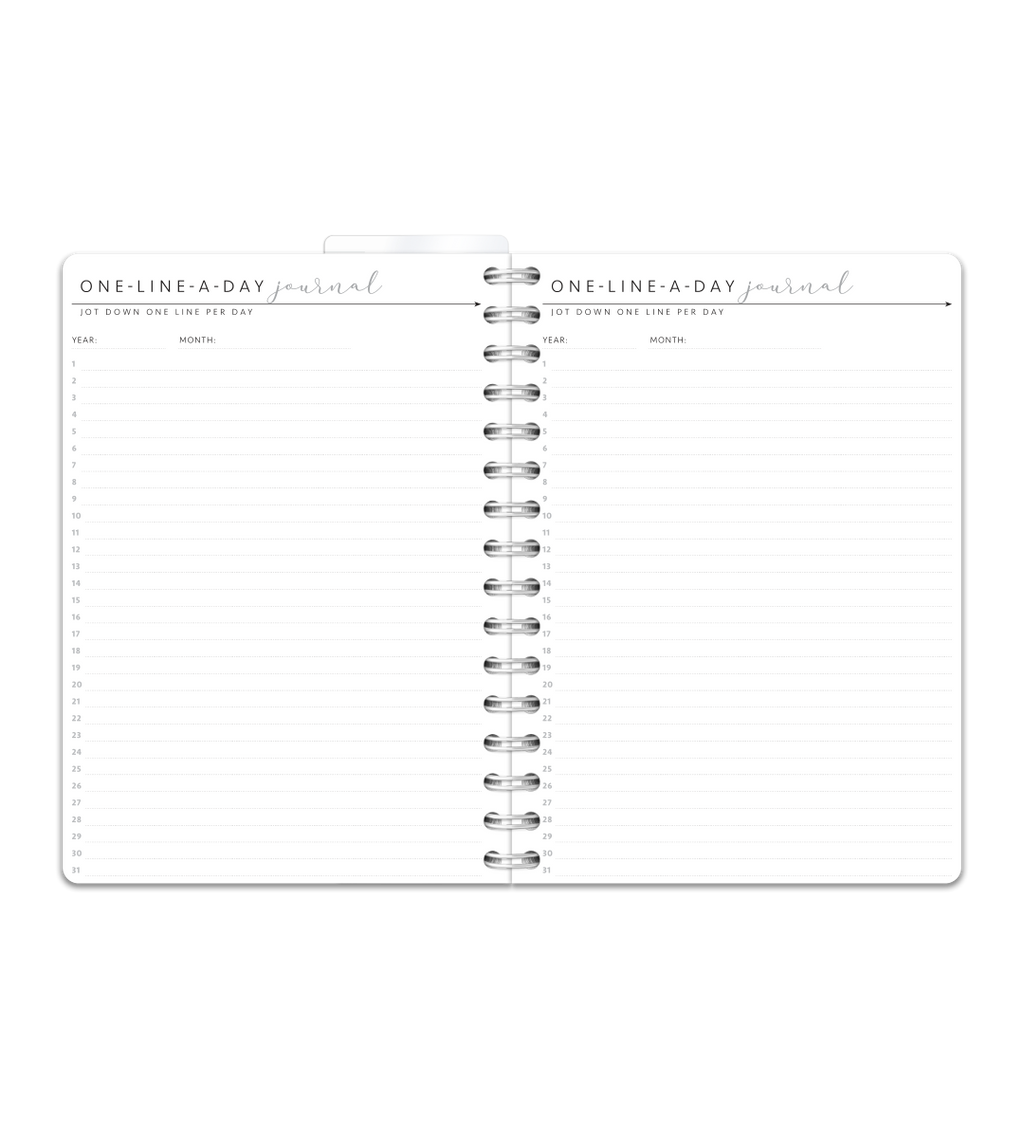 Spiralbindun A5 - Selfcare Journal