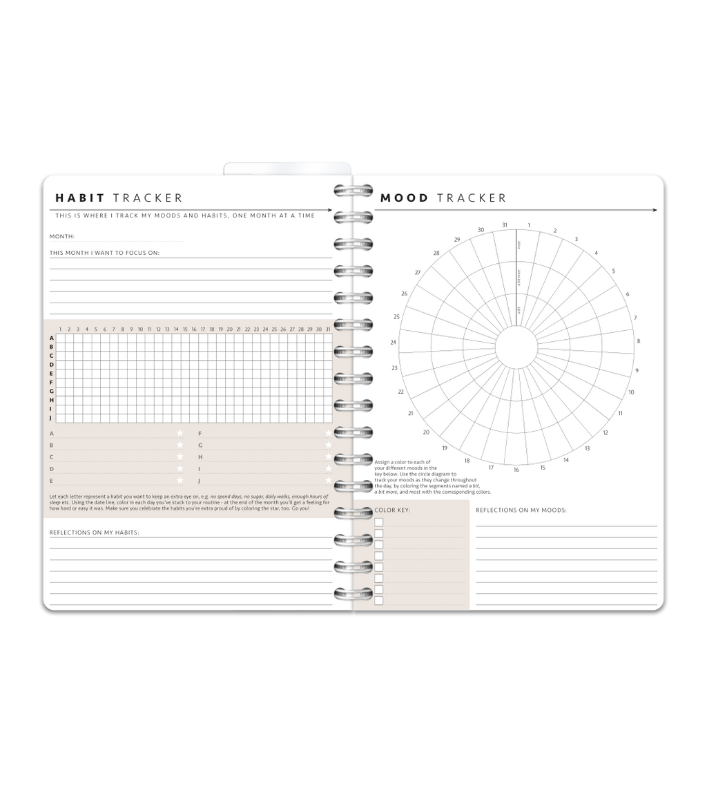 Spiralbindun A5 - Selfcare Journal