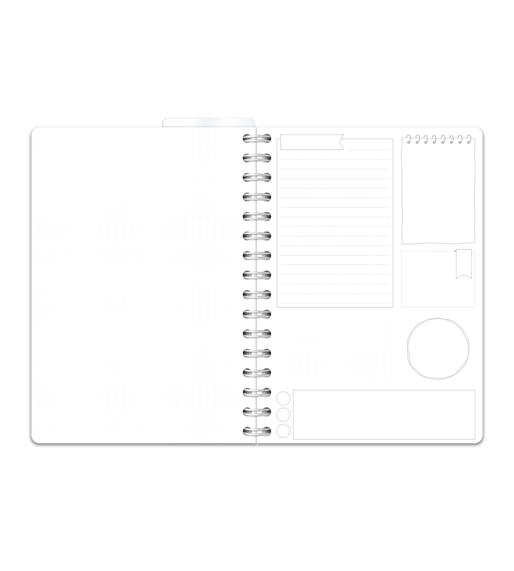 Spiralbindung A5 - Bullet Journal