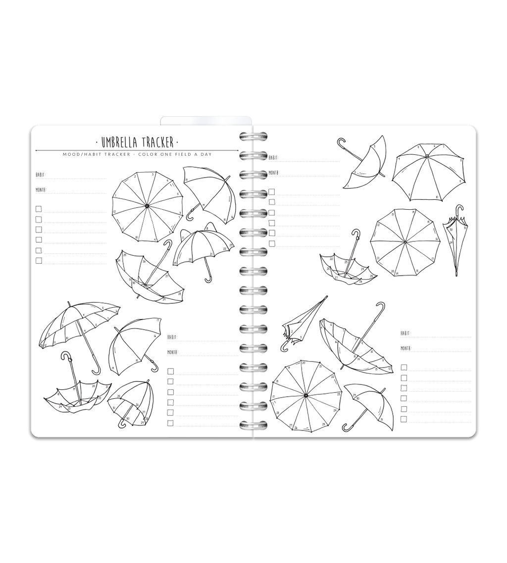 Spiralbindung A5 - Bullet Journal