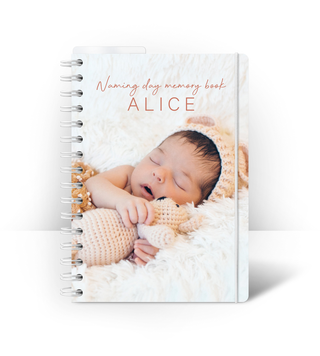 Spiralbindung A5 - Taufgästebuch
