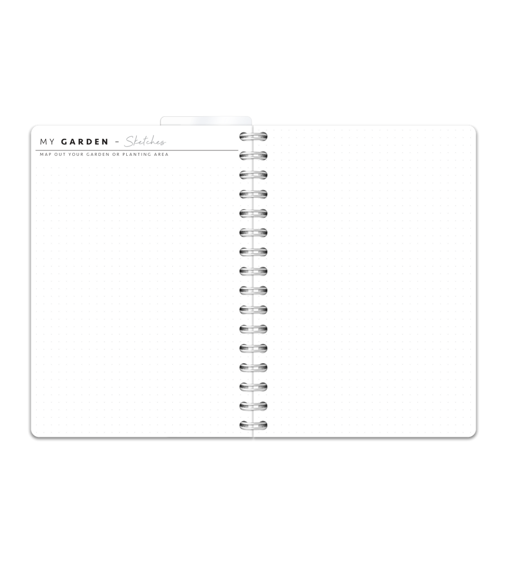 Spiralbindung A5 - Gartenjournal