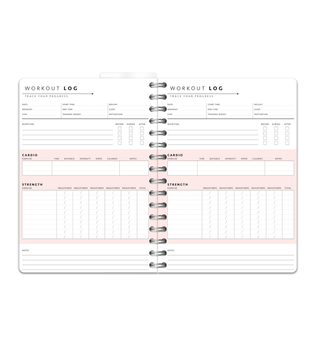 Spiralbindung A5 - Trainingskalender
