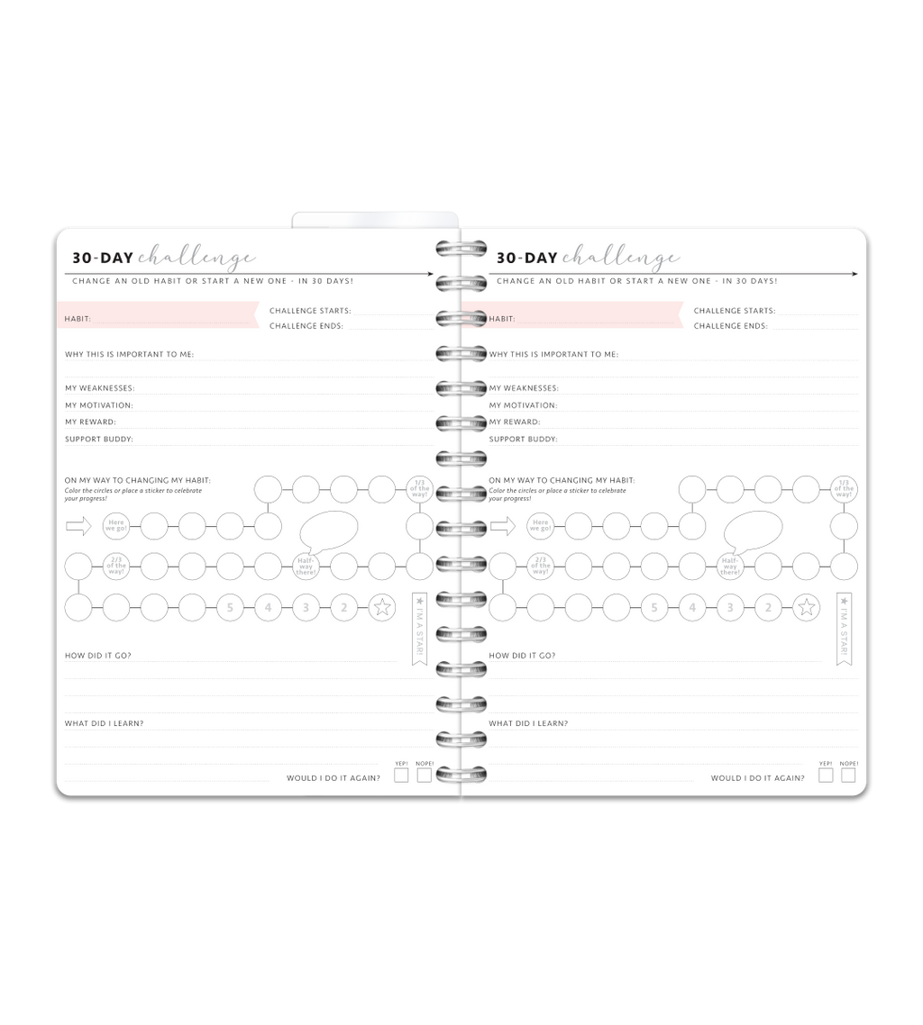 Spiralbindung A5 - Trainingstagebuch