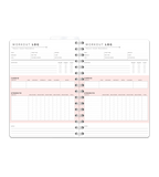 Spiralbindung A5 - Trainingstagebuch