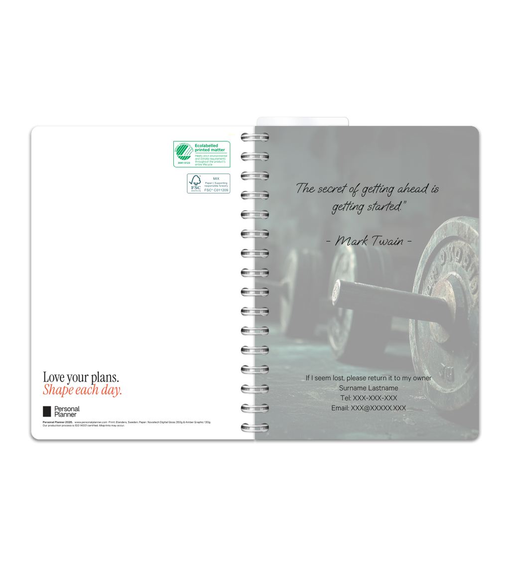 Spiralbindung A5 - Trainingstagebuch