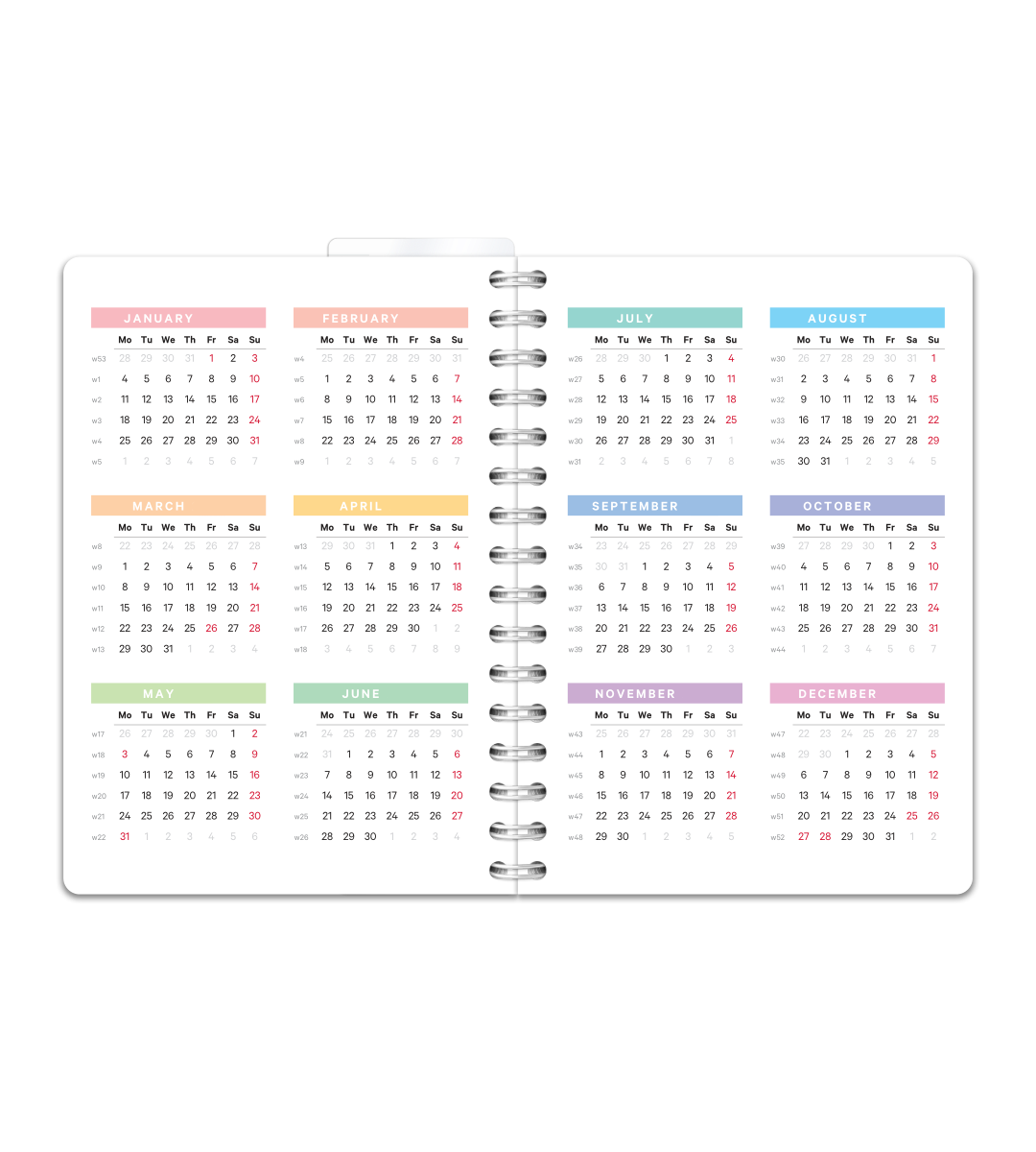Spiral A5 - Schülerkalender