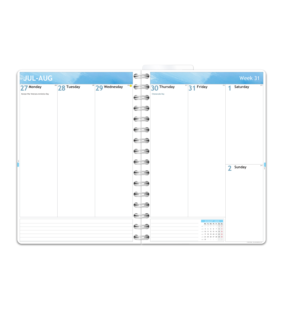 Kalender Smart Design - Spiralbindung A5