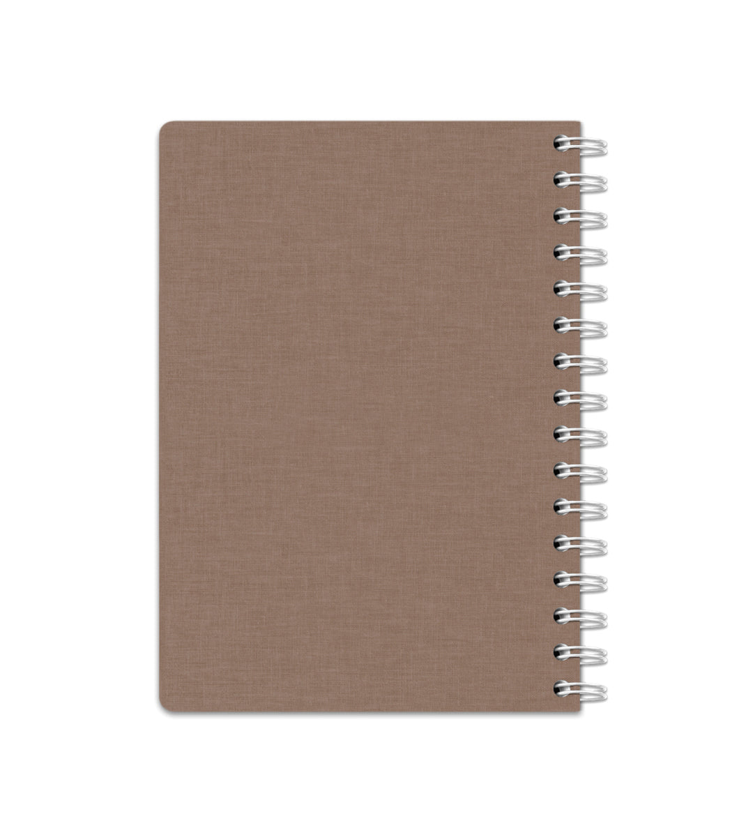 Notebook Brown Canvas - Spiralbindung A5 