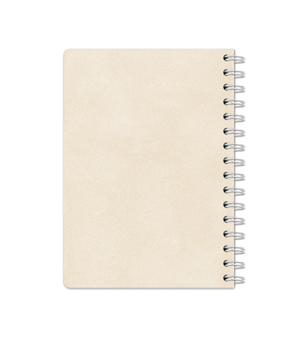 Notebook Cream Suede - Spiralbindung A5 