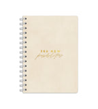 Notebook Cream Suede - Spiralbindung A5 