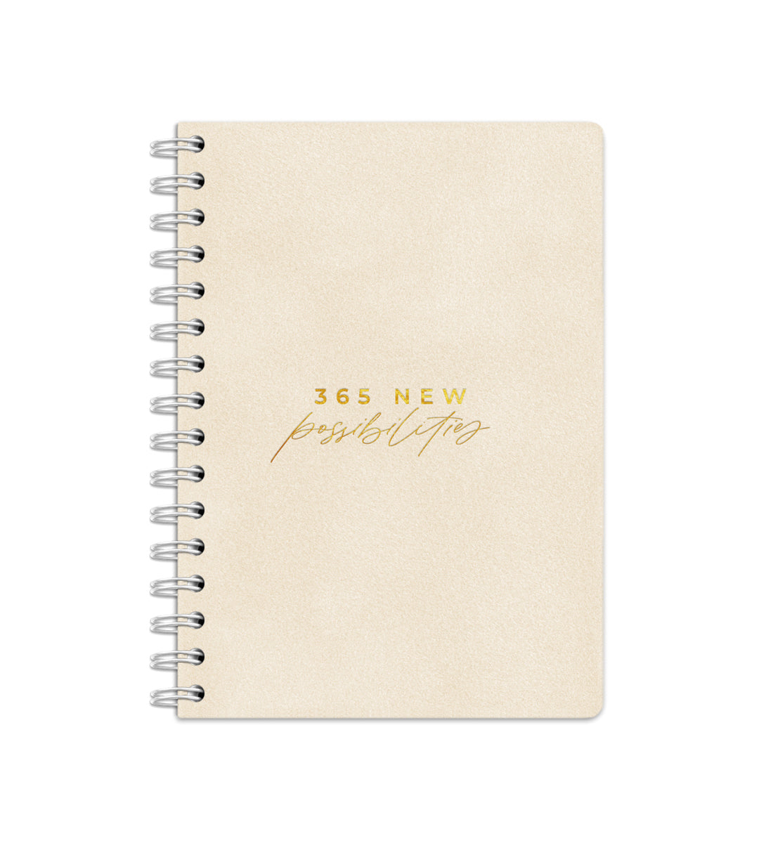 Notebook Cream Suede - Spiralbindung A5 