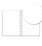 Notebook Cream Suede - Spiralbindung A5 