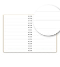 Notebook Cream Suede - Spiralbindung A5 