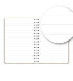 Notebook Cream Suede - Spiralbindung A5 